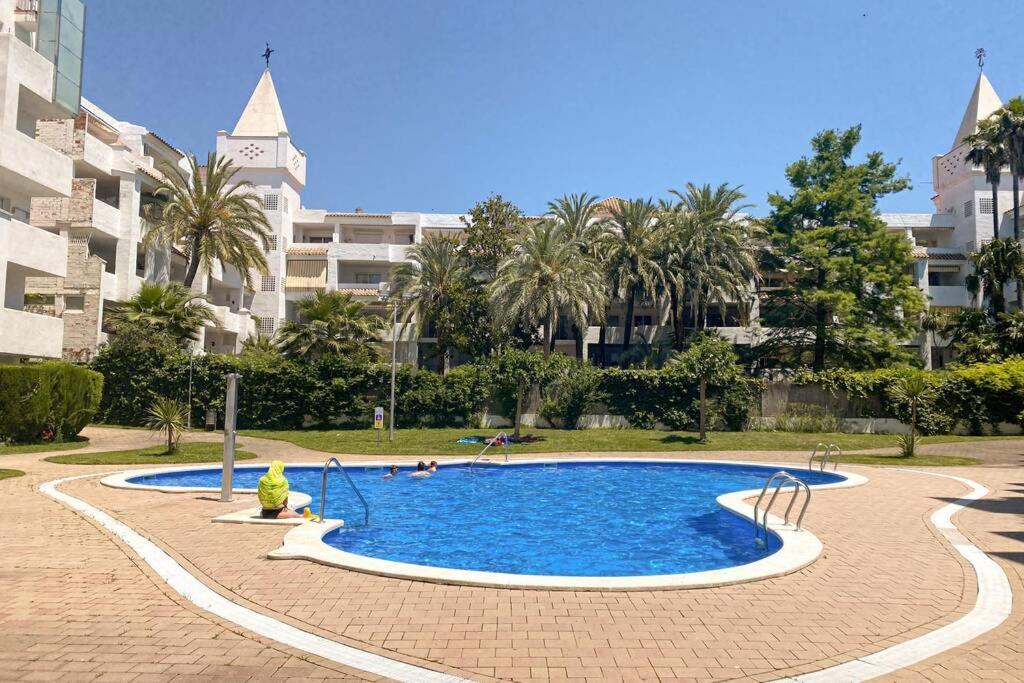 Apartmán Blue Marina - Terraza, Piscina Y Wifi Gratis Roses Exteriér fotografie