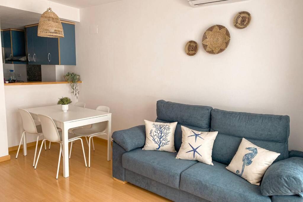 Apartmán Blue Marina - Terraza, Piscina Y Wifi Gratis Roses Exteriér fotografie